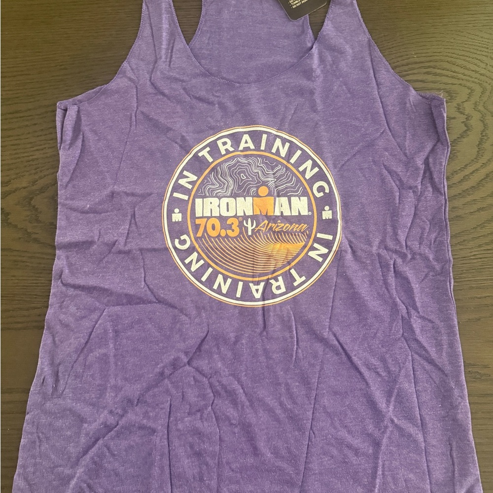 Half Iron Man Purple Women's Tank Top